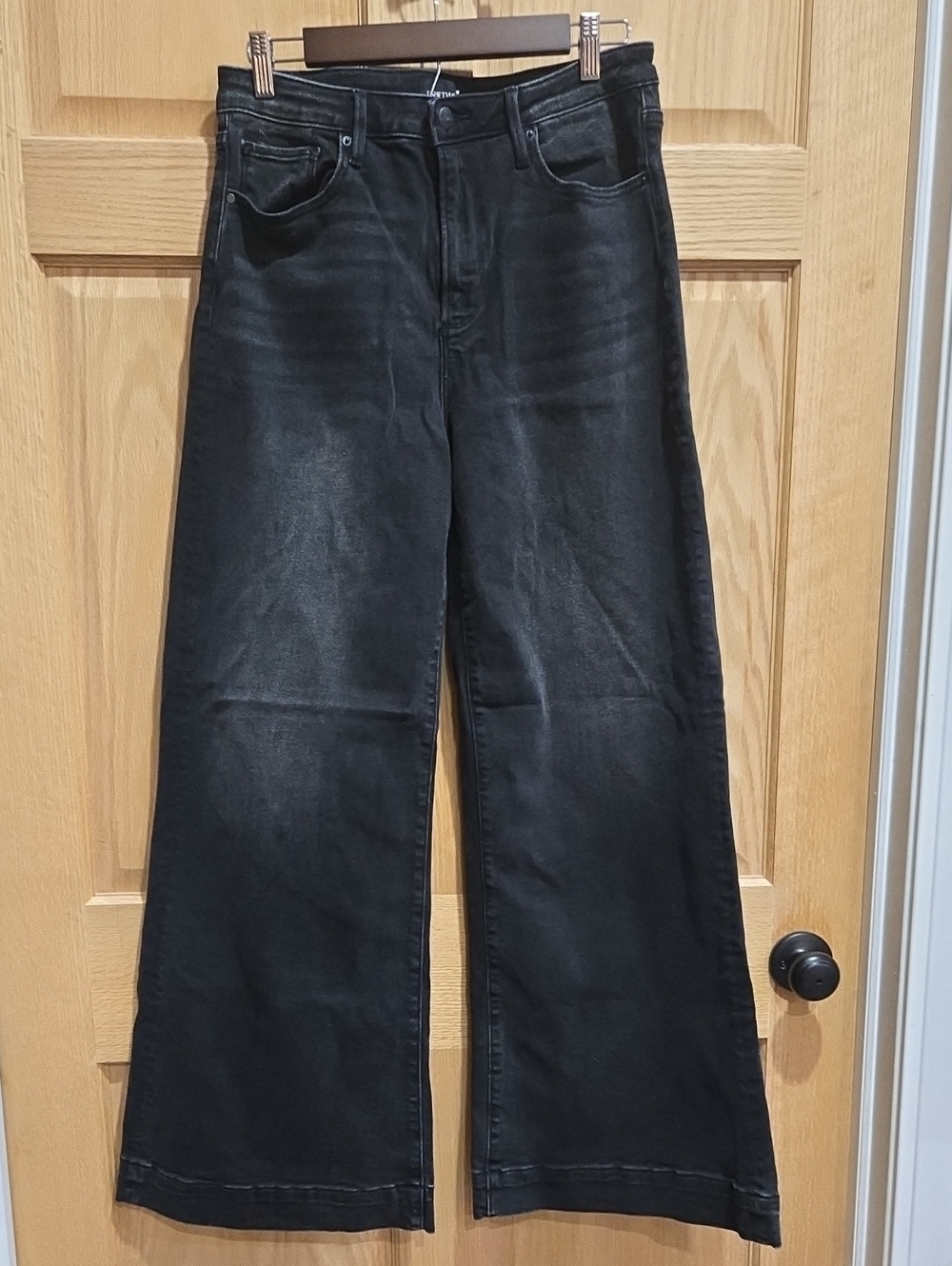 Driftwood Wide Leg Washed Black 30 10
